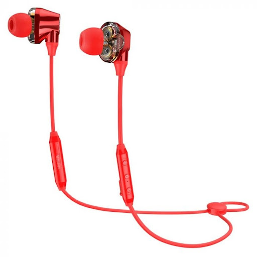 Casti Bluetooth Baseus Red