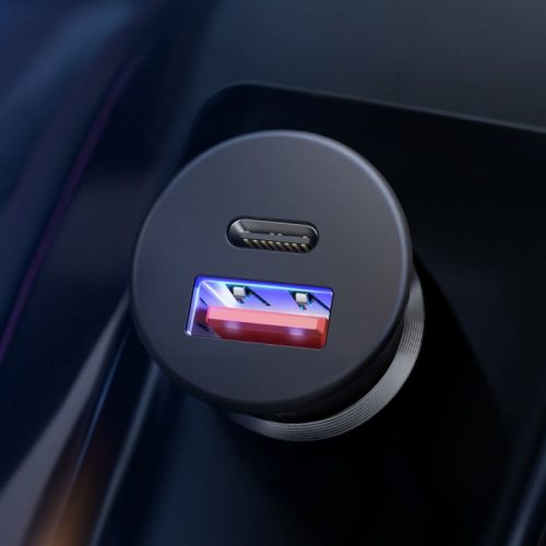 Incarcator auto USB si Type-C Mcdodo negru