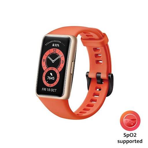 Bratara Originala Huawei Band 6 Portocaliu