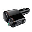 Baseus Modulator FM Audio Locomotive Dual USB Bluetooth MP3 Black (3.4A, display digital)