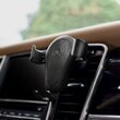 iCarer Suport Auto Gravity Wireless Black 10W (prindere la sistemul de ventilatie)