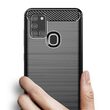 Lemontti Husa Carbon Duo Samsung Galaxy A21s Negru