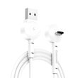 Cablu Type-C Baseus Maruko Video White (1m, 2.1A, cu functie de suport)