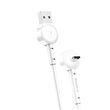 Cablu Type-C Baseus Maruko Video White (1m, 2.1A, cu functie de suport)