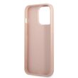 Husa iPhone 13 Pro Guess Saffiano Double Card Roz