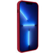Husa iPhone 13 Pro Max Lemontti Liquid Silicon Dark Red