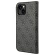 Husa Book iPhone 14 Guess 4G Metal Camera Outline Negru
