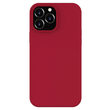 Husa iPhone 13 Pro Lemontti Liquid Silicon Dark Red