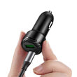 Incarcator Auto 2.4A USB si Type-C Mcdodo Dual Port 36W Black