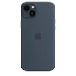Husa Originala iPhone 14 Plus Apple Silicon, MagSafe, Storm Blue