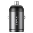 Incarcator Auto Port PD Type-C Baseus Tiny Star Mini Quick Charge, 30W, Gray