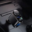 Baseus Modulator FM Audio Locomotive Dual USB Bluetooth MP3 Black (3.4A, display digital)