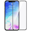 Folie iPhone 11 Pro Max / Xs Max Lemontti Sticla Curbata Black (1 fata, 9H, 3D)