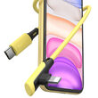 Cablu Lightning la Type-C Baseus Colourful Elbow Yellow