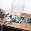 Set Incarcator Retea Mcdodo GaN 5 Mini Fast Charge 65W Dual Type-C+USB+ Cablu Type-c la Type-c, Plug EU Black