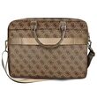 Geanta laptop Guess PU 4G Metal Logo, 15-16 inch, Maro