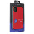Husa iPhone 11 Pro Meleovo Saffiano Magnetic Red (placuta metalica integrata)