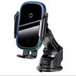 Suport Baseus Auto Light Electric cu Wireless Charger Black