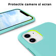 Husa iPhone 11 Pro Max Lemontti Liquid Silicon Tiffany Blue