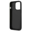 Husa iPhone 13 Pro Karl Lagerfeld Leather Ikonik Karl`s Head Metal Roz