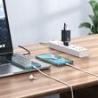 Set Incarcator Retea Mcdodo GaN 5 Mini Fast Charge 65W Dual Type-C+USB+ Cablu Type-c la Type-c, Plug EU Black