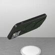 Husa cu suport iPhone 14 Pro Max Devia Randy Series Magnetic Army Green