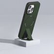 Husa cu suport iPhone 14 Pro Max Devia Randy Series Magnetic Army Green
