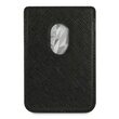 Suport Magnetic Card Karl Lagerfeld Saffiano Karl's Head MagSafe Negru