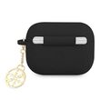 Husa Airpods Pro Guess Silicon 4G Charms Negru