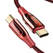 Cablu Type-C la Type-C Mcdodo Super Charge Red (1.2m, 100W)