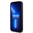 Husa iPhone 14 Pro Max Guess 4G Stripe Metal Logo Grey