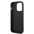 Husa iPhone 14 Pro Max Guess 4G Stripe Metal Logo Grey