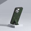 Husa cu suport iPhone 14 Plus Devia Randy Series Magnetic Army Green
