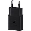 Incarcator Priza Type-C Samsung Original Fast Charging, Black (15W, fara cablu)