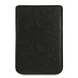 Suport Card Guess Saffiano Metal Logo Negru