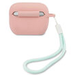 Husa Airpods Pro Guess Silicon Vintage Roz / Verde