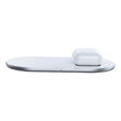 Incarcator Wireless 15W Baseus Simple 2 in 1 White