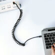 Cablu Type-C la Type-C Mcdodo Omega Series Retractabil, PD, 60W, 1.8m, led indicator, Black