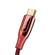 Cablu Type-C la Type-C Mcdodo Super Charge Red (1.2m, 100W)