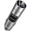 Baseus Modulator FM Energy Column MP3 Wireless Charger, display digital, 3.1A, Silver