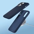 Husa iPhone 14 Pro Devia Nature Series Silicone Magnetic Navy Blue