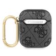Husa Airpods Generation 1/2 Guess 4G Script Logo Gri