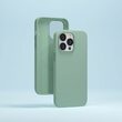 Husa iPhone 14 Plus Devia Nature Series Silicone Magnetic Light Green