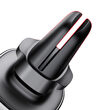 Suport Baseus Auto Privity Magnetic Black (piele naturala, rotatie 360, prindere la sistemul de ven