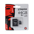Kingston Card Memorie MicroSD XC 64 GB Clasa 10 + Adaptor SD (45MB/s)