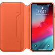 Apple Husa Original Leather Folio iPhone XS Max Sunset