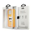 Husa iPhone 13 P Karl Lagerfeld Glitter Choupette Fluo Orange