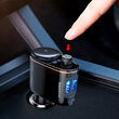 Baseus Modulator FM Audio Locomotive Dual USB Bluetooth MP3 Black (3.4A, display digital)
