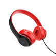 Borofone Casti Over-Ear BO5 Star cu microfon, Jack 3.5mm, Rosu