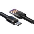 Cablu Type-C Baseus Cafule HW Quick Charging  40W ,1m,Gray & Black